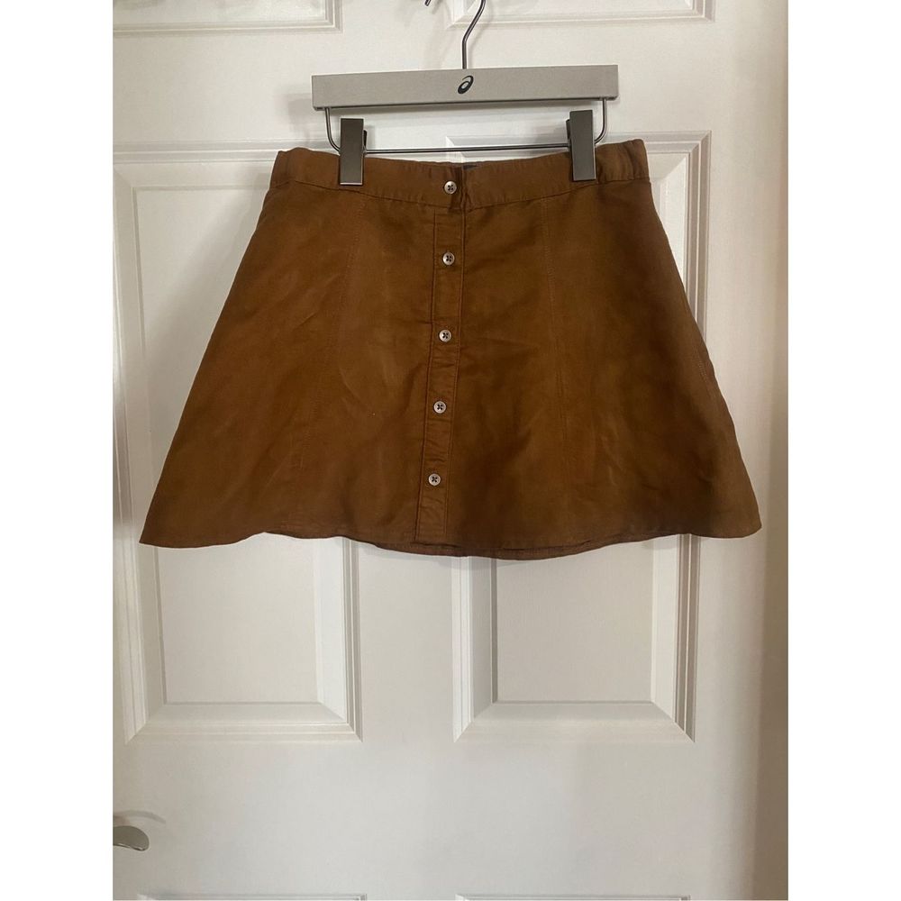 NWOT • Girl’s • The Children’s Place • Brown • Suede • Button Fly • Skirt • Size